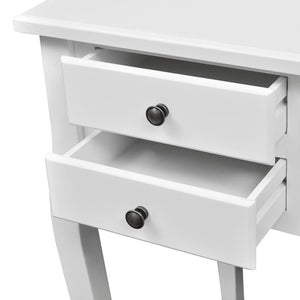 Französischer Schreibtisch Holz 5 Schubladen