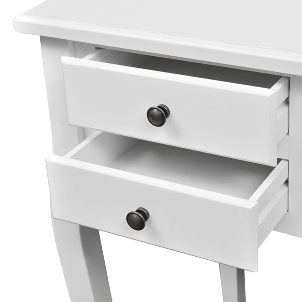 Französischer Schreibtisch Holz 5 Schubladen