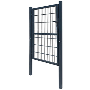 vidaXL 2D Garden Gate (Single) Anthracite 100x160 cm