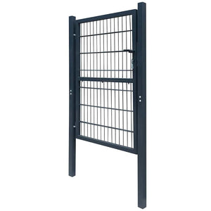 vidaXL 2D Garden Gate (Single) Anthracite Grey 100x180 cm