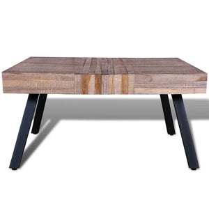 vidaXL Square Coffee Table Reclaimed Teak