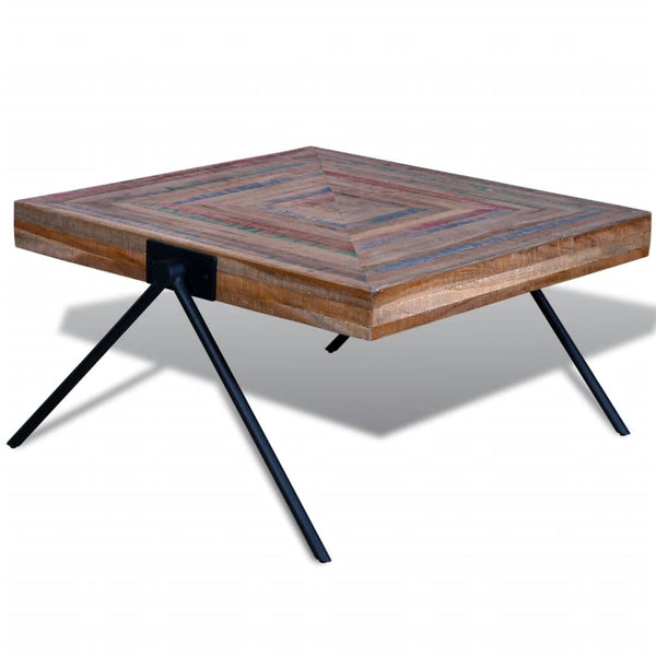 Couchtisch Altholz Teak V-Beine