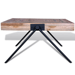 Couchtisch Altholz Teak V-Beine