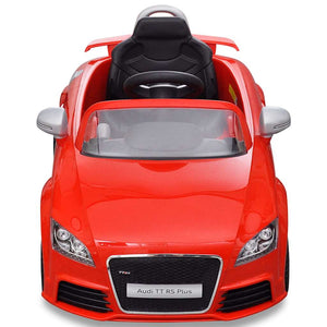 Aufsitzauto für Kinder Audi TT RS mit Fernsteuerung Rot