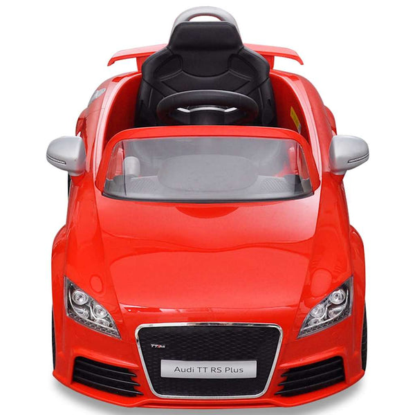 Aufsitzauto für Kinder Audi TT RS mit Fernsteuerung Rot