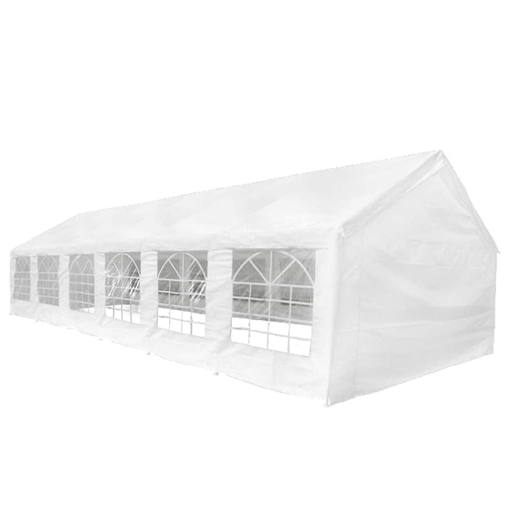 Weißes Partyzelt 12 x 6 m
