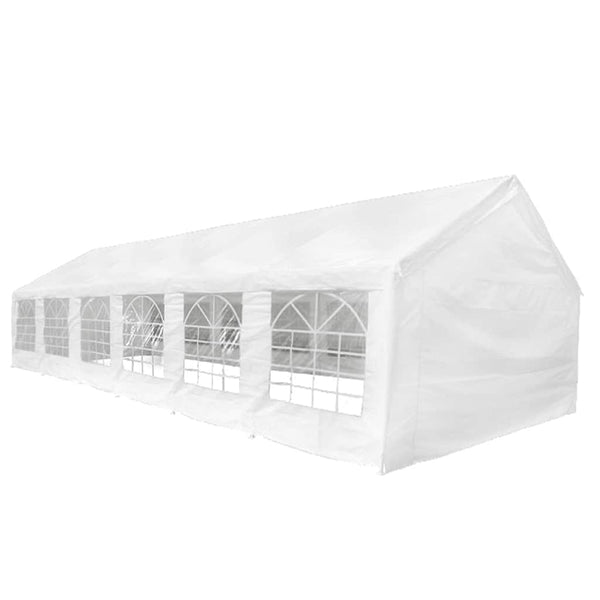 Weißes Partyzelt 12 x 6 m