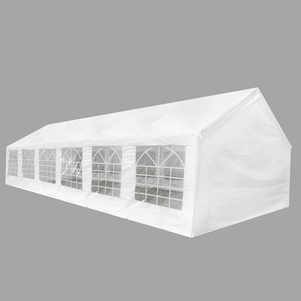 vidaXL Tente de réception blanche 12 x 6 m