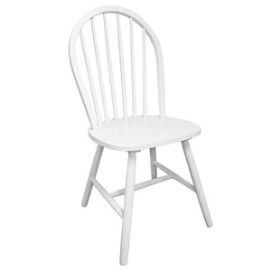 vidaXL Chaises de salle à manger 4 pcs Blanc Bois d'hévéa massif