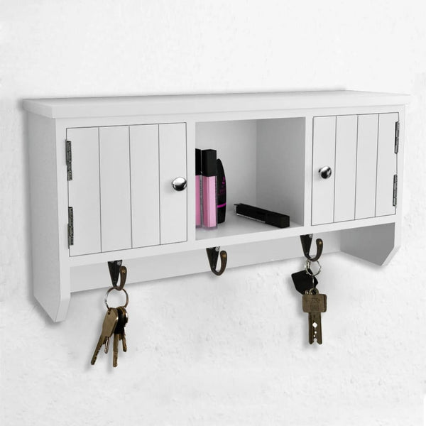 Schlüsselschrank mit Haken & Türen