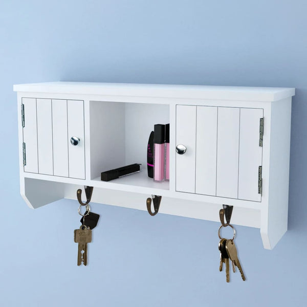 Schlüsselschrank mit Haken & Türen