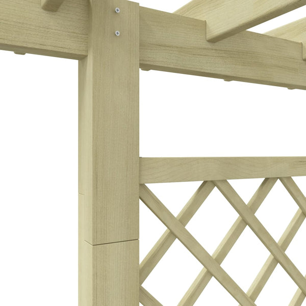 Holz Pergola mit Pflanzkasten