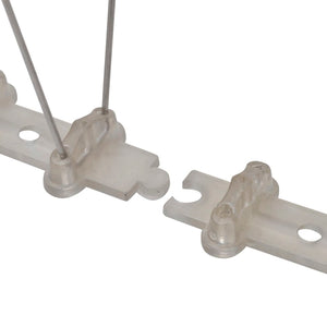 6-tlg. Vogelabwehr-Spikes-Set 3 m Kunststoff 2-reihig