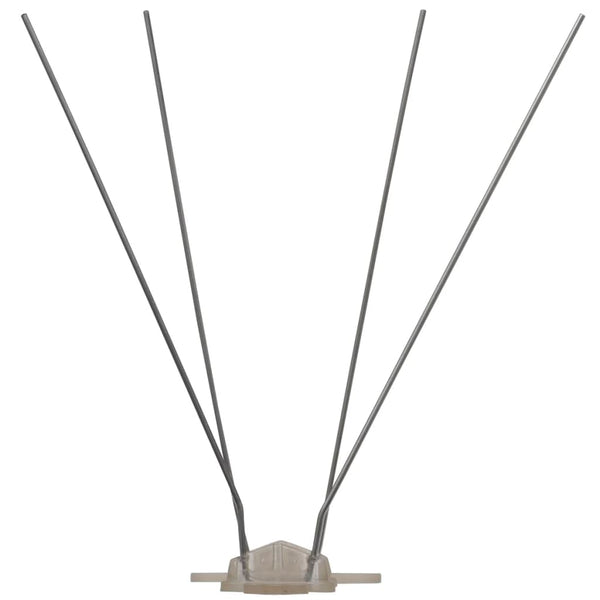 6-tlg. Vogelabwehr-Spikes-Set 3 m Kunststoff 4-reihig