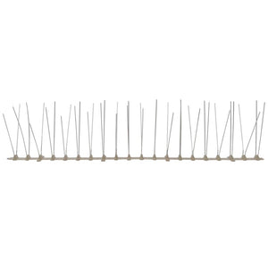 6-tlg. Vogelabwehr-Spikes-Set 3 m Kunststoff 4-reihig