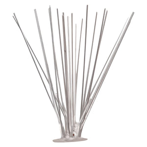 6-tlg. Vogelabwehr-Spikes-Set 3 m Edelstahl 5-reihig