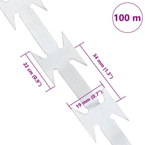 BTO-22 NATO-Klingendraht 100 m Stahl