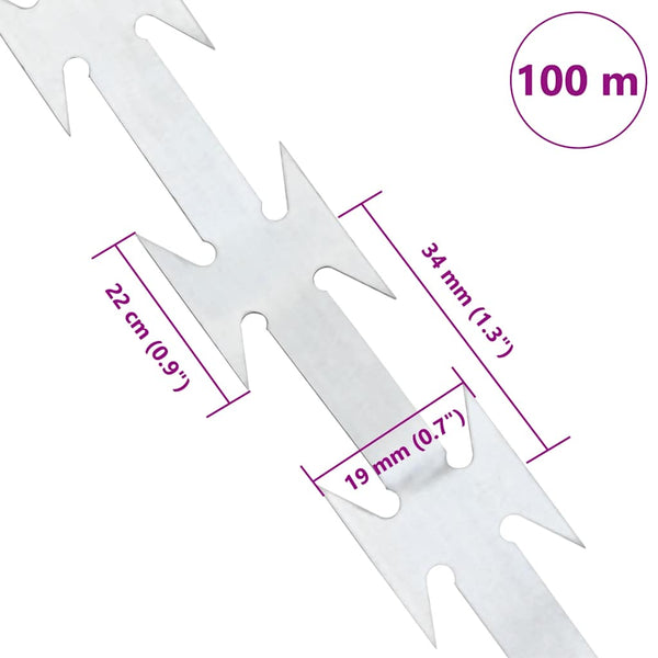 BTO-22 NATO-Klingendraht 100 m Stahl