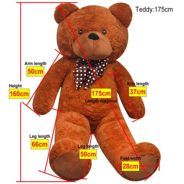 XXL Plüsch Teddybär Braun 160cm