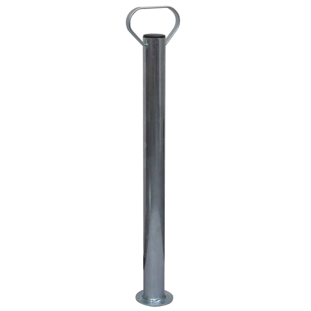 2 Abstellstützen mit 2 Klemmhaltern für 48 mm Stützrad