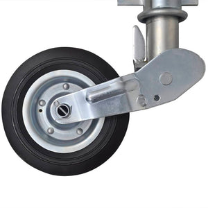 60 mm Schwerlast Stützrad, klappbar