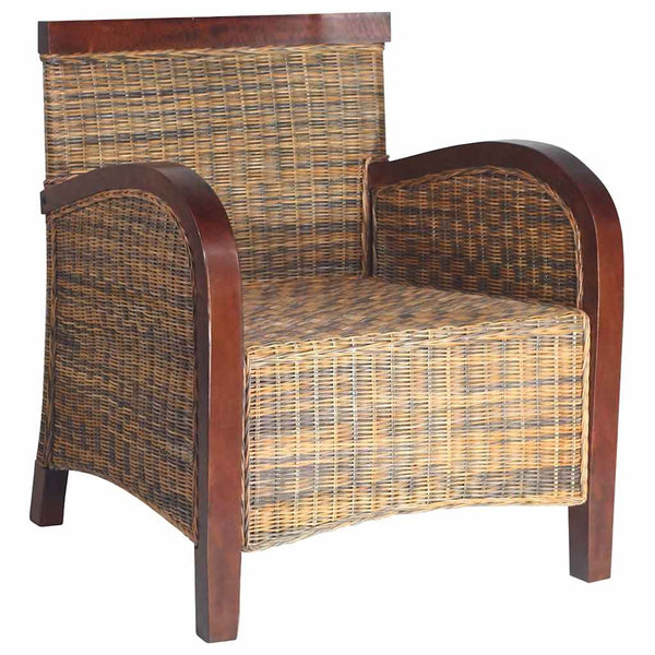 Handgeflochtener Rattan Sessel