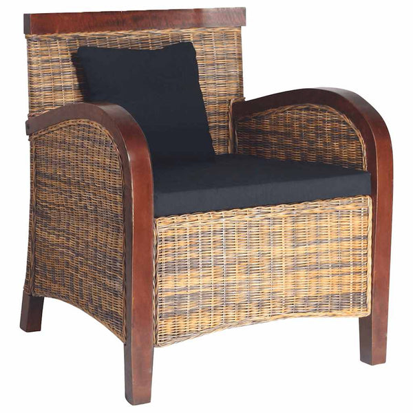 Handgeflochtener Rattan Sessel