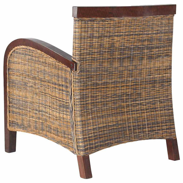 Handgeflochtener Rattan Sessel