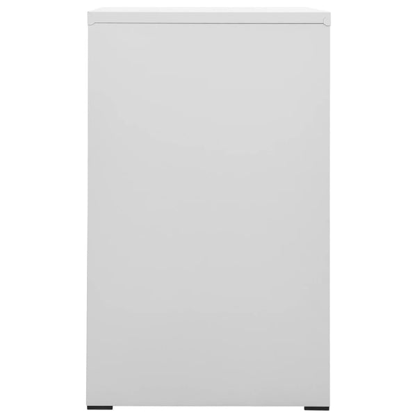 Aktenschrank Hellgrau 46x62x102,5 cm Stahl