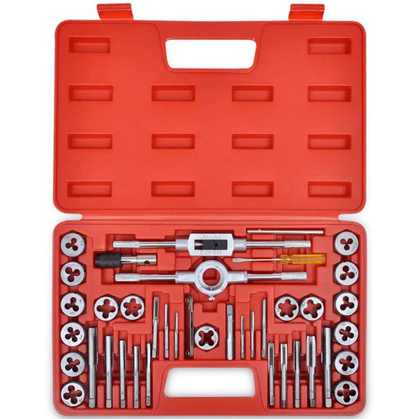 40-tlg Gewindebohrer Schneideisen Set
