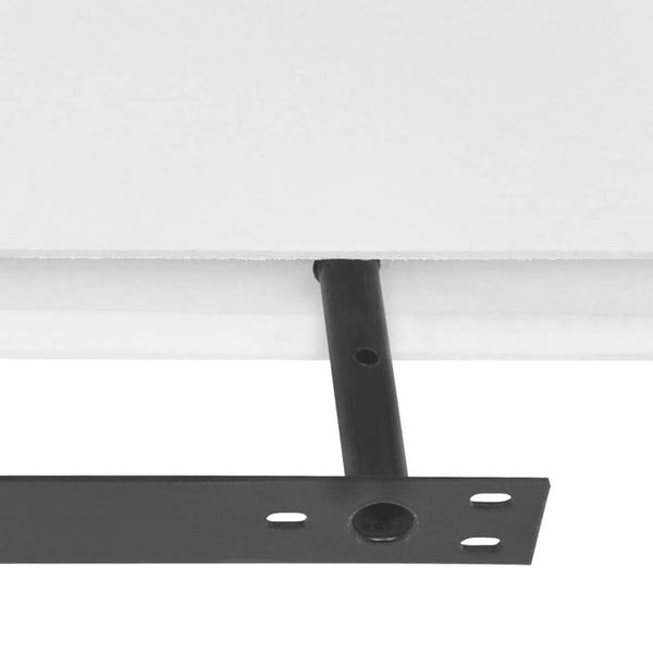 vidaXL Étagères murales 2 pcs MDF Blanc