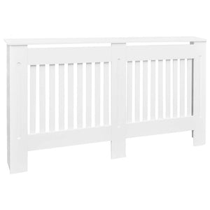 Holzwerkstoff Heizkörper-Abdeckung Heizkörperverkleidung 152 cm, weiß