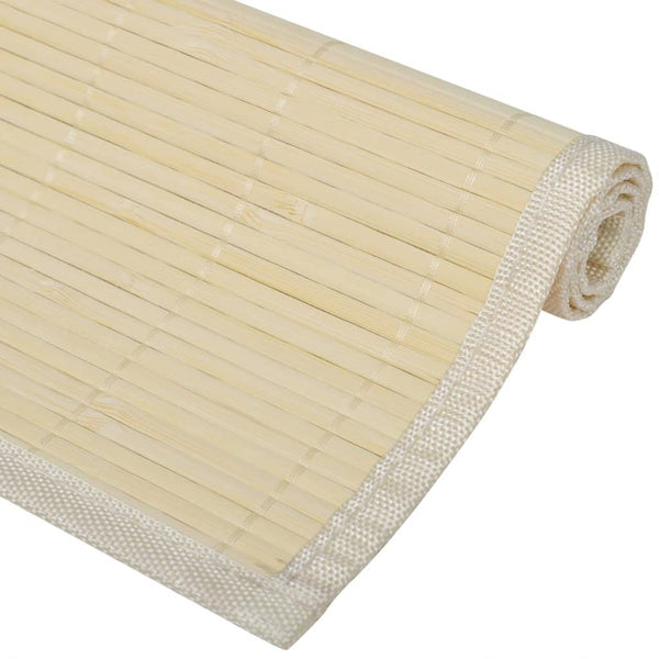 6er Set Bambus Platzdeckchen 30x45 cm