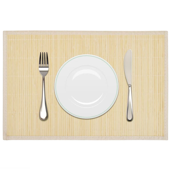 6er Set Bambus Platzdeckchen 30x45 cm
