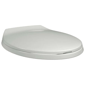 Toilettensitz mit Absenkautomatik Weiß Oval