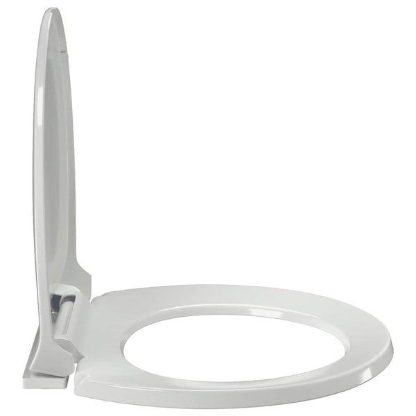 Toilettensitz mit Absenkautomatik Weiß Oval
