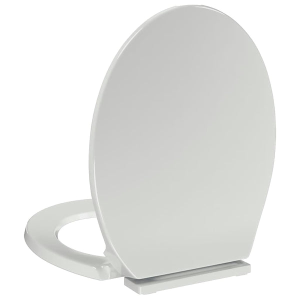 Toilettensitz mit Absenkautomatik Weiß Oval