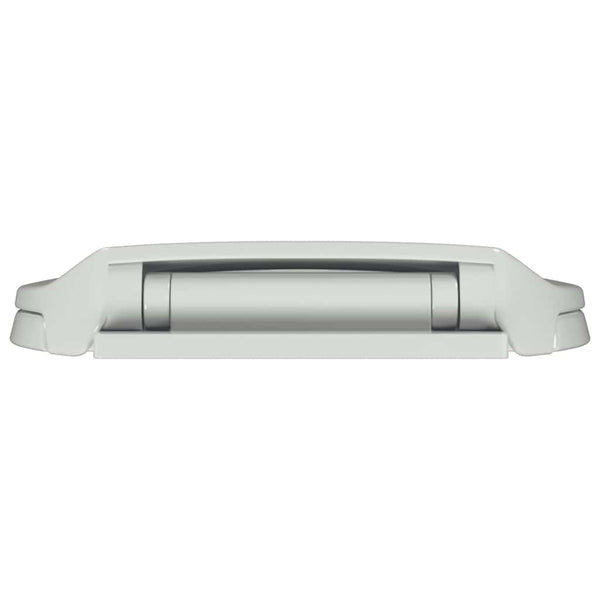 Toilettensitz mit Absenkautomatik Weiß Oval
