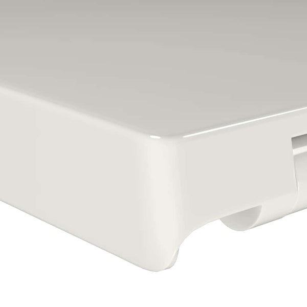 Toilettensitz mit Absenkautomatik und Quick-Release Weiß Eckig