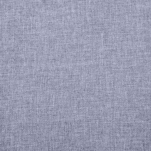 3-Sitzer Sofa Hellgrau Stoff