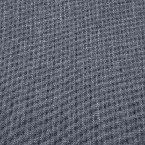 Sofa 2-Sitzer Stoff Dunkelgrau