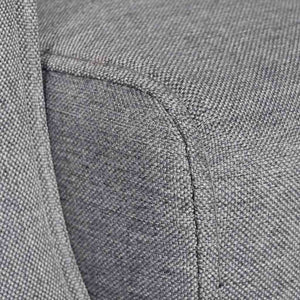 vidaXL Armchair Grey Fabric