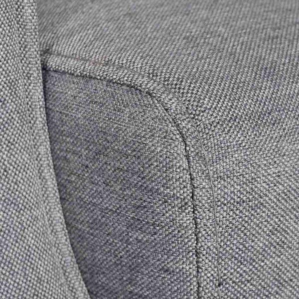vidaXL Armchair Grey Fabric