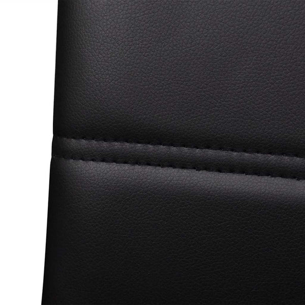 Freischwinger 2 Stk. Schwarz Kunstleder