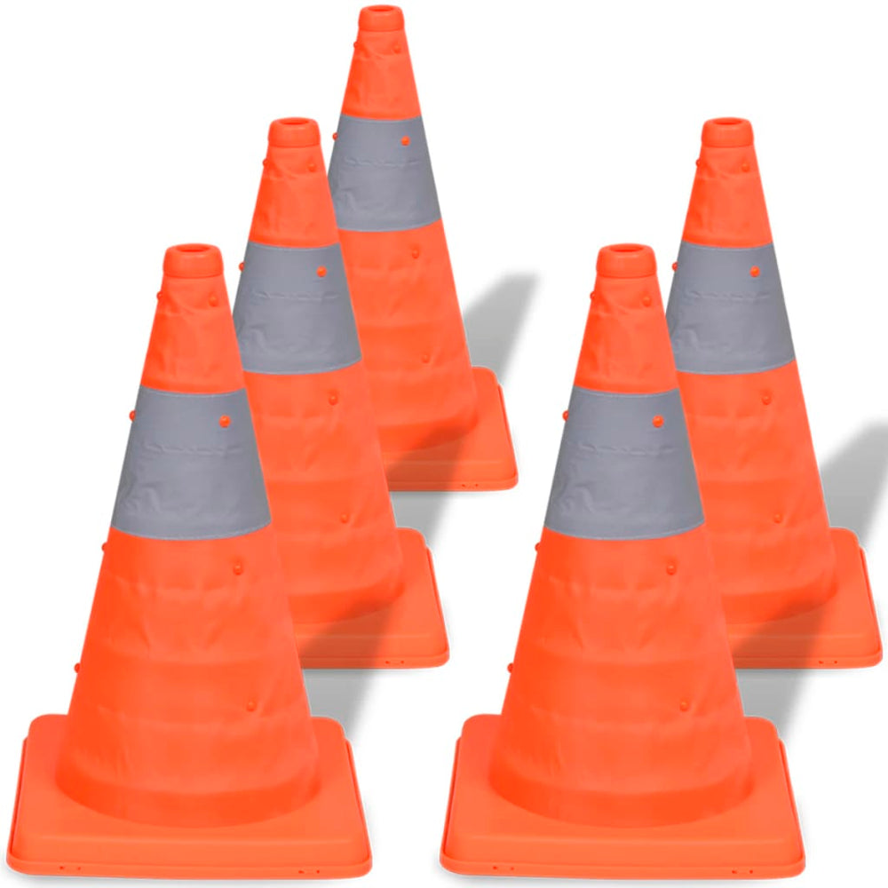 5 Traffic Cones 42 cm