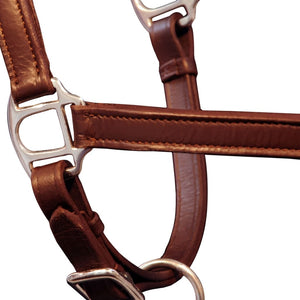 Echtleder Halfter Braun Pony Verstellbar
