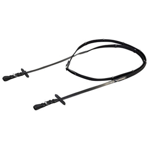 Leder Trense mit Zügeln und Gebiss Schwarz