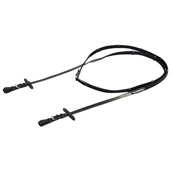 Leder Trense mit Zügeln und Gebiss Schwarz