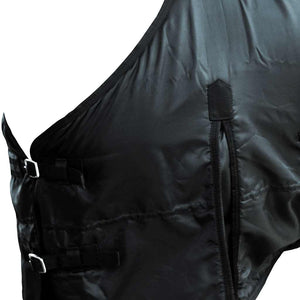 Fleecedecke Pferdedecke Doppelschichtig Schwarz 135cm