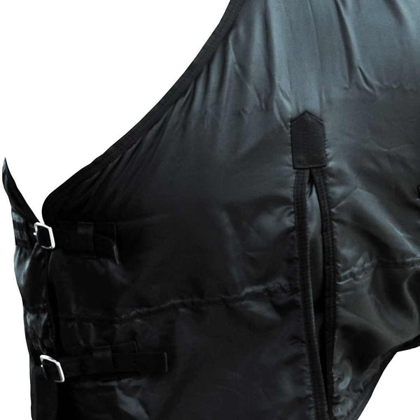 Fleecedecke Pferdedecke Doppelschichtig Schwarz 135cm